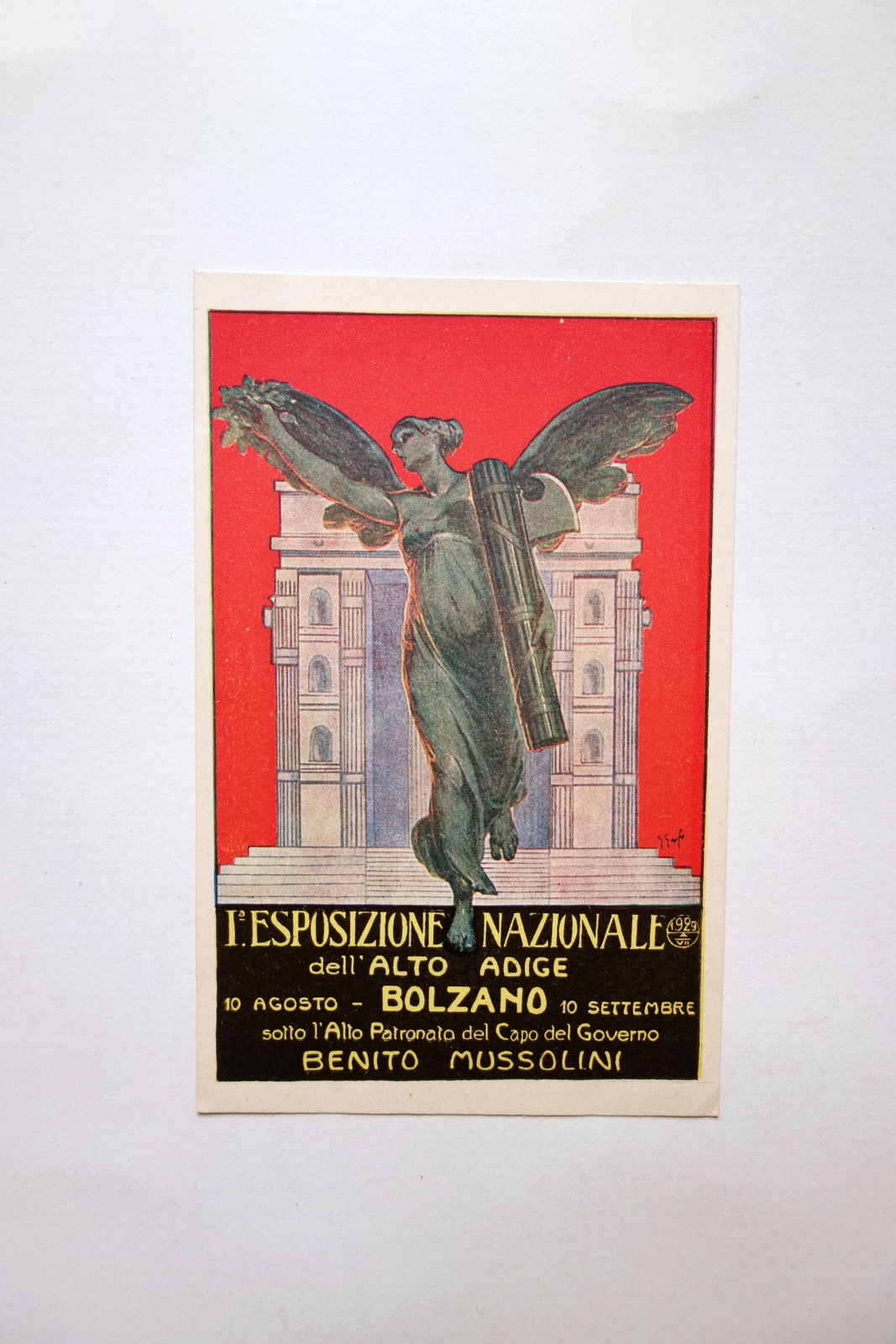 Cartolina I∞ Esposizione Nazionale Alto Adige Bolzano 1929 Non Viaggiata …