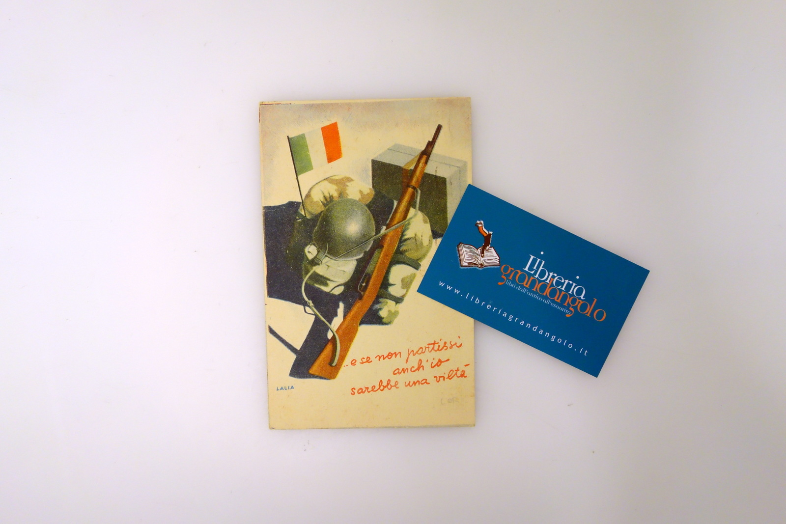 Cartolina in Franchigia Forze Armate RSI OND Lalia Pasqua 1945 …