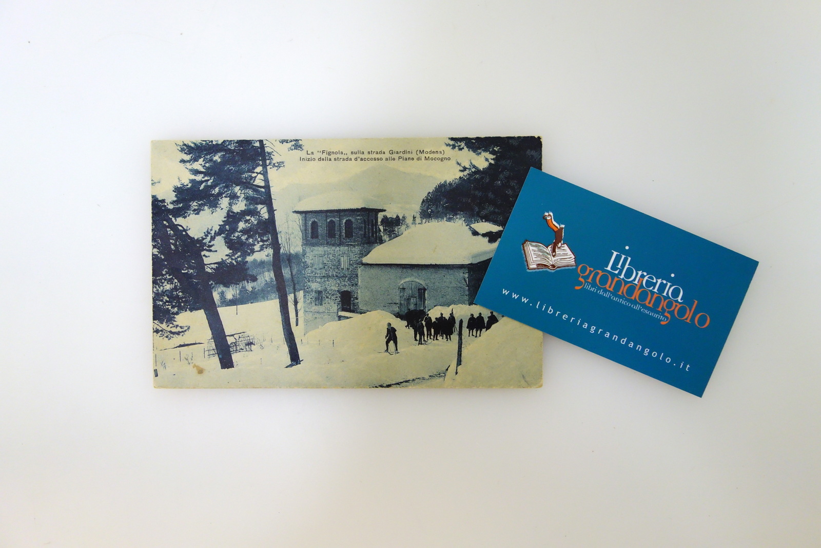 Cartolina La Fignola Via Giardini Piane di Mocogno Modena Viaggiata …