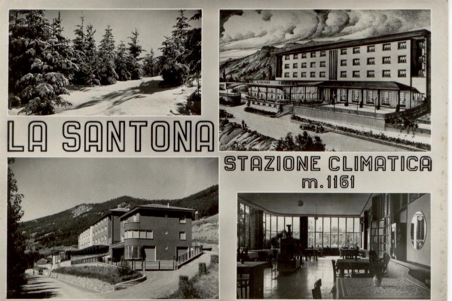 Cartolina La Santona Stazione Climatica non viaggiata 1954