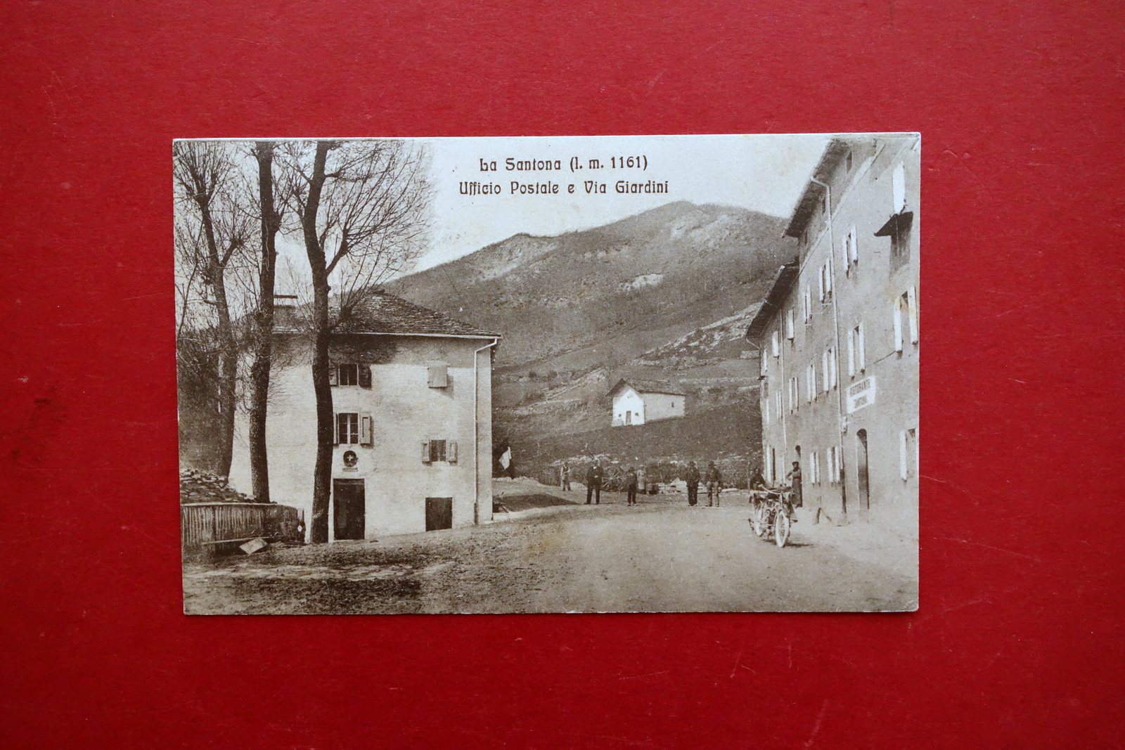 Cartolina La Santona Ufficio Postale e Via Giardini Modena Viaggiata …