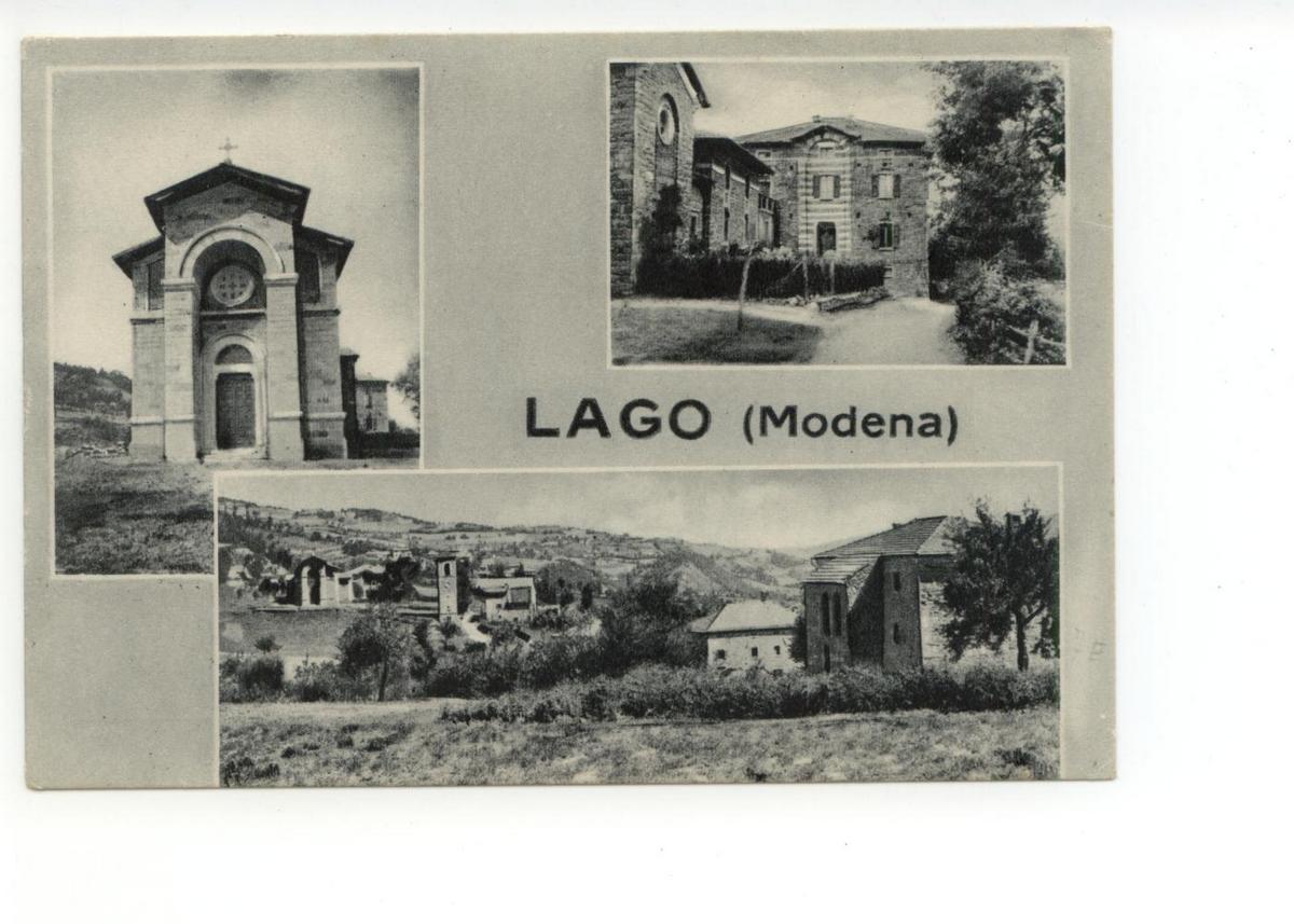 Cartolina Lago Modena non viaggiata