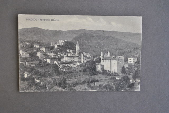 Cartolina Liguria Imperia Dolcedo Montagna Panorama 1943