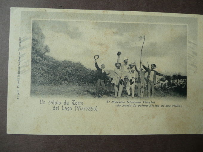 Cartolina Lirica Giacomo Puccini Villino Torre del Lago Primi '900 …