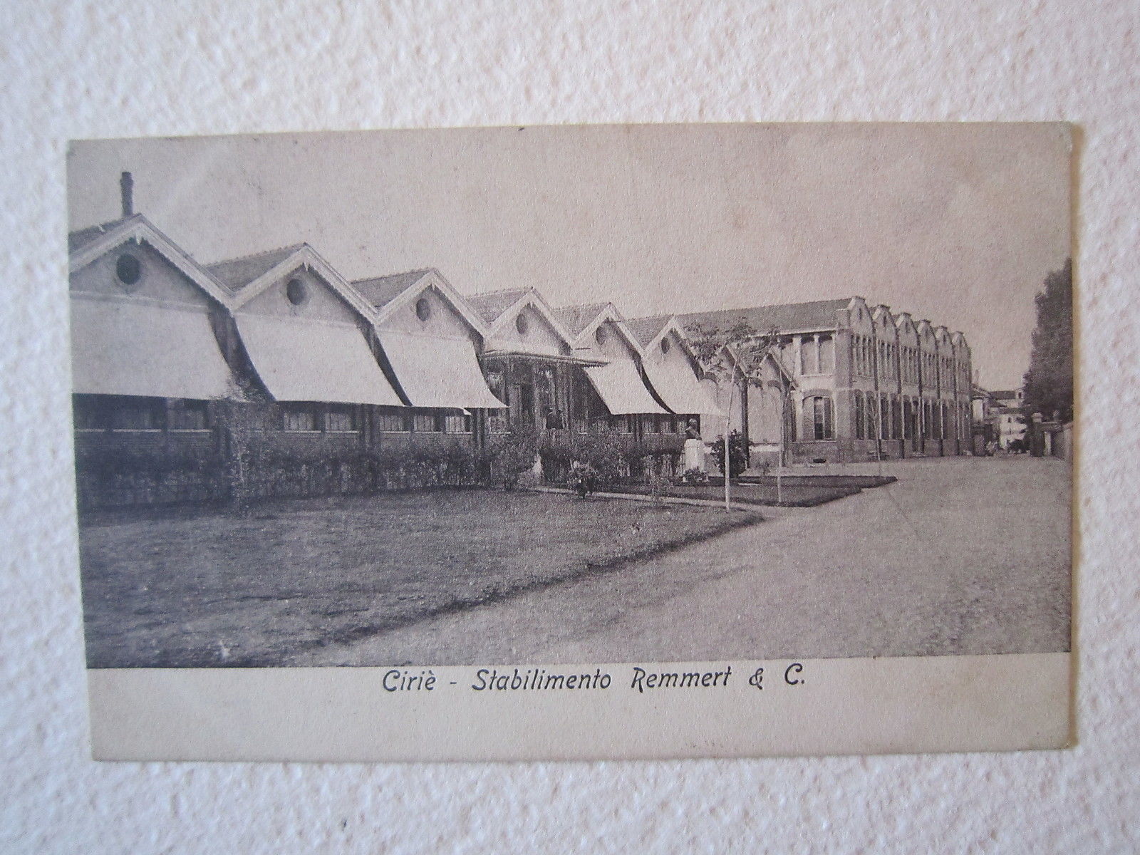 Cartolina Locale 1910 CiriË Stabilimento Remmert e C. Torino Piemonte