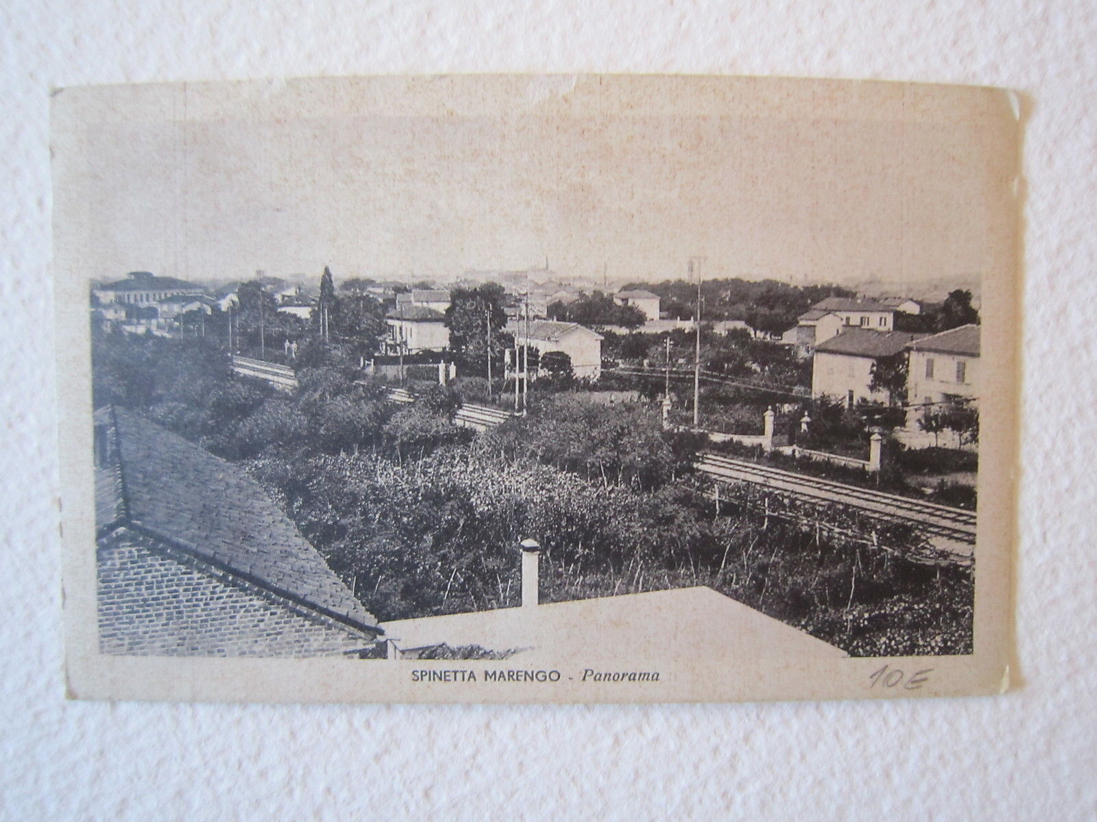 Cartolina Locale 1941 Spinetta Marengo Panorama Alessandria Piemonte