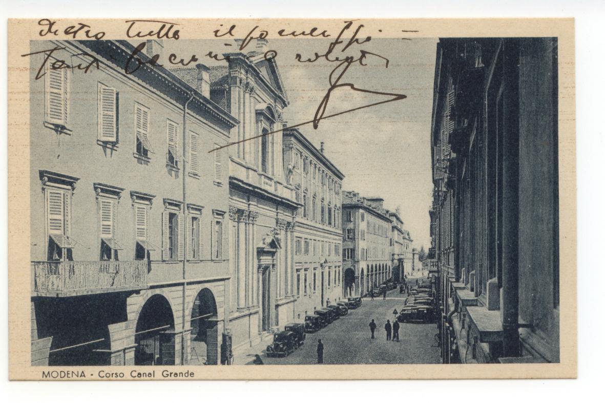 Cartolina Modena Corso Canal Grande viaggiata