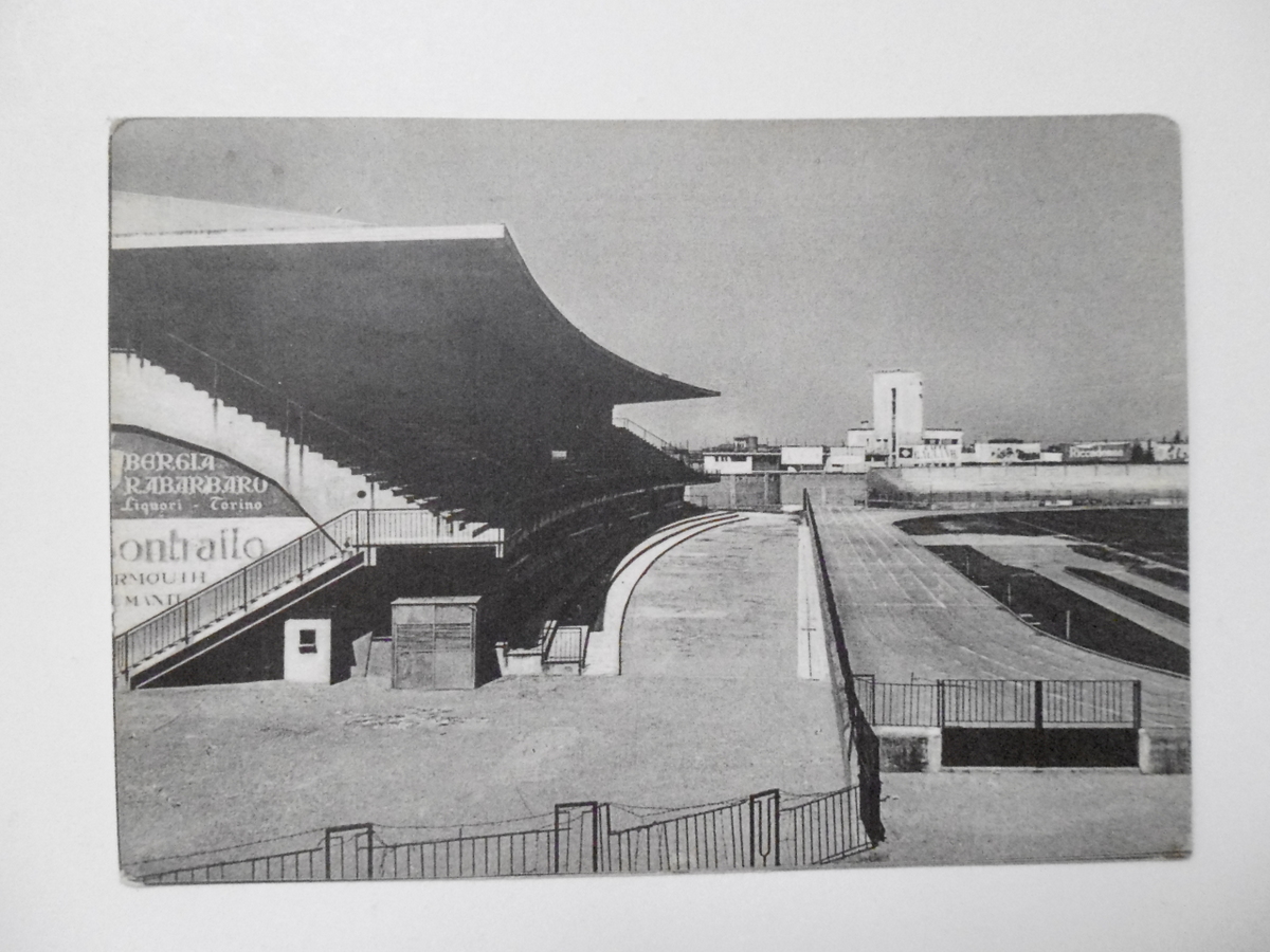 Cartolina Modena Stadio Comunale 1956 viaggiata