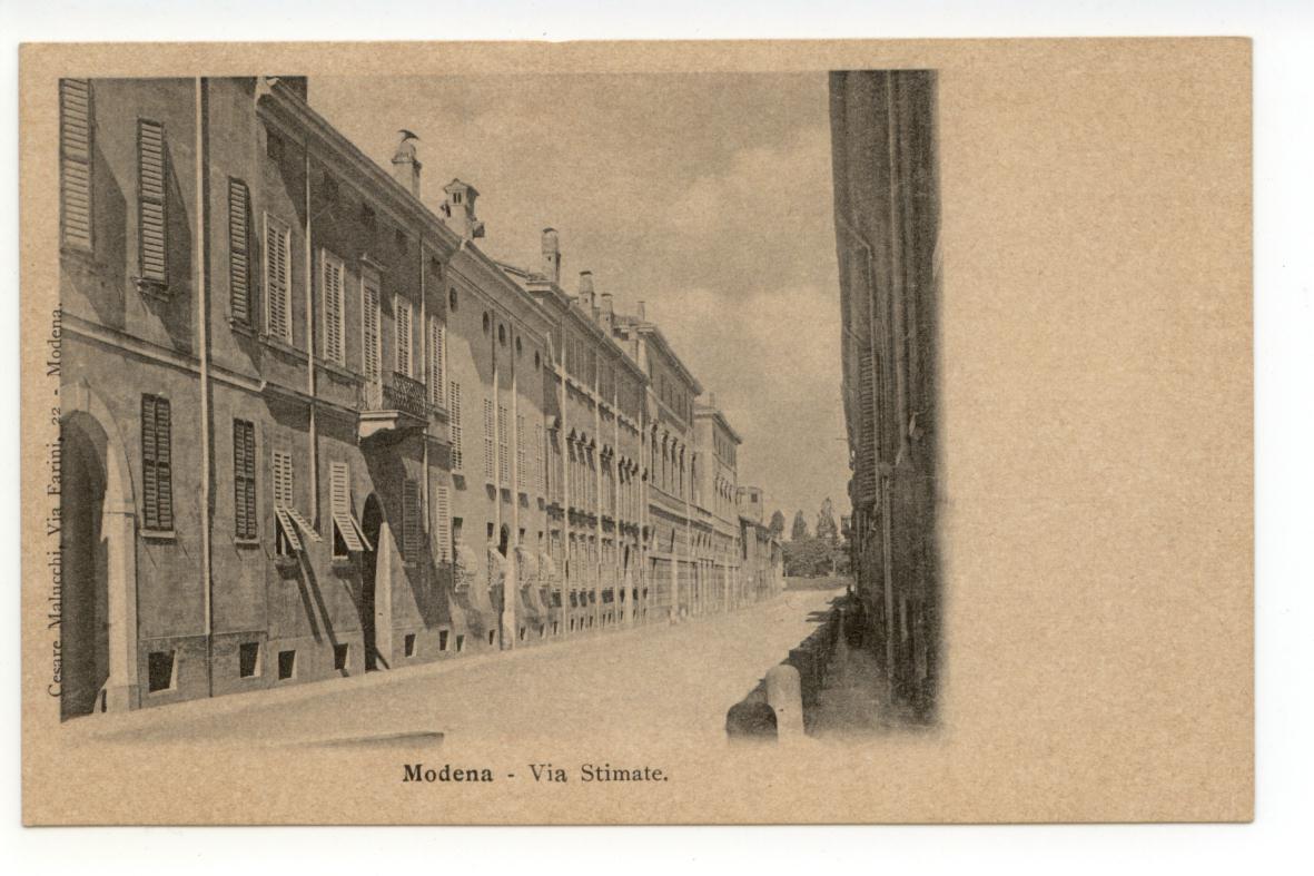 Cartolina Modena Via Stimate non viaggiata