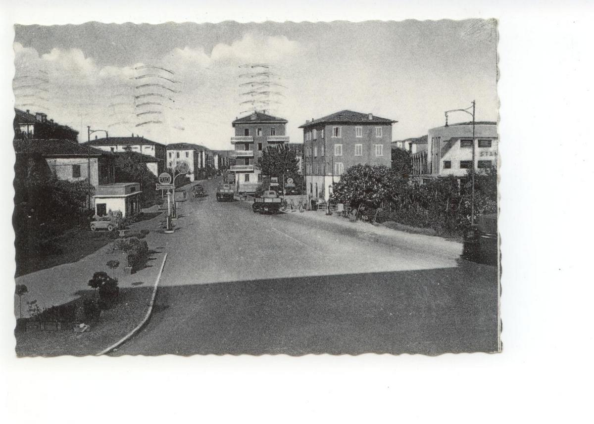 Cartolina Modena Viale Trento Trieste 1955 viaggiata auto