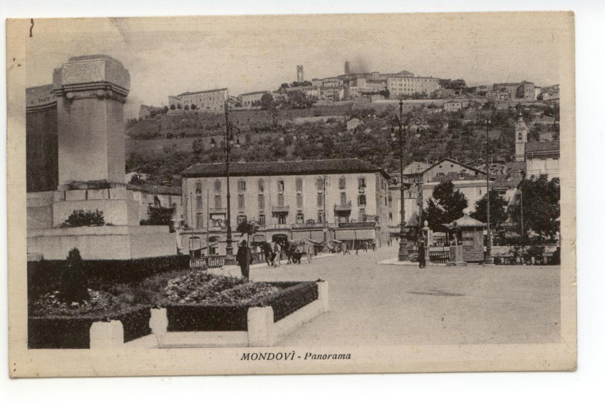 Cartolina MondovÏ Panorama 1941 viaggiata Carro Cuneo