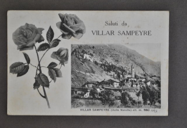 Cartolina Montagna Piemonte Cuneo Villar Sampeyere Valle Varaita 1930