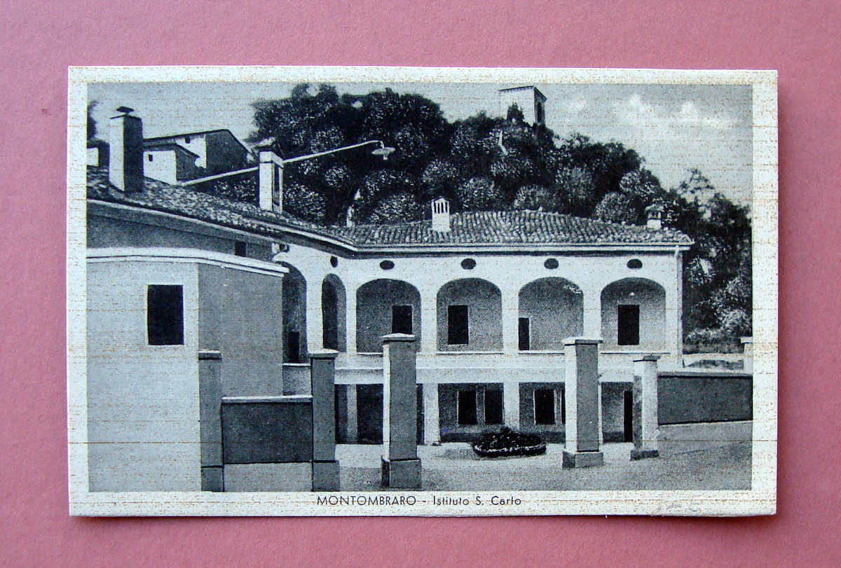 Cartolina Monteombraro Istituto San Carlo non viaggiata 1942