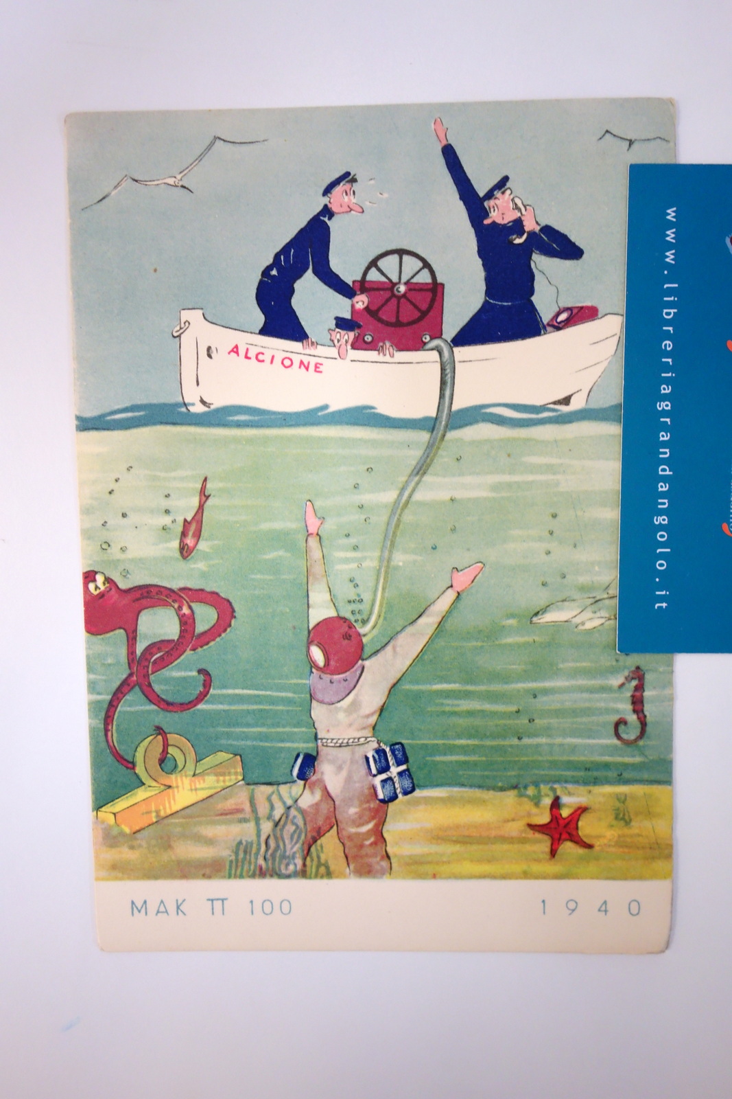 Cartolina Reale Accademia Navale Mak P. 100 Alcione 1940 non …