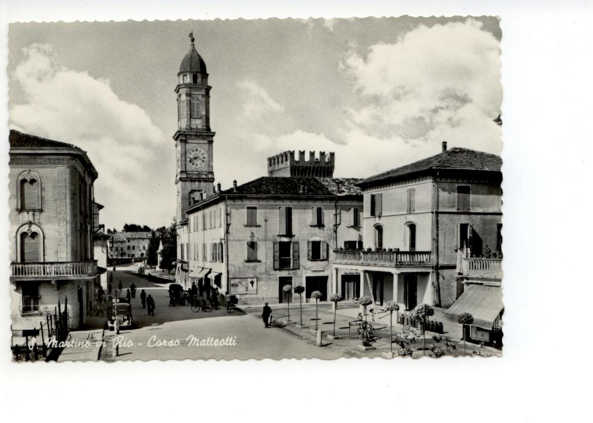 Cartolina S. Martino in Rio Corso Matteotti non viaggiata Reggio …