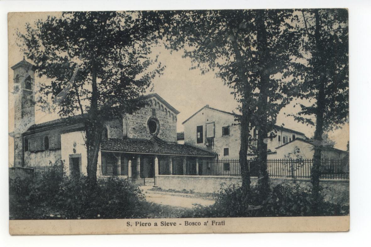 Cartolina S. Piero a Sieve Bosco a' Frati 1934 viaggiata …