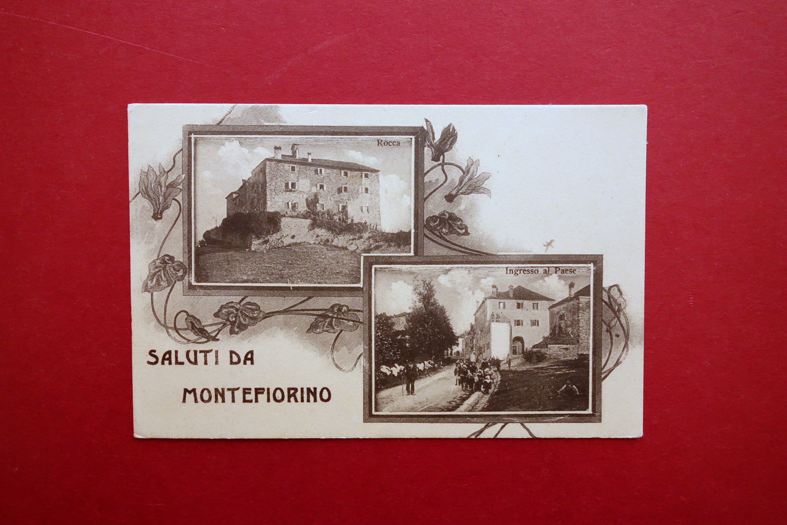 Cartolina Saluti da Montefiorino Rocca Ingresso al Paese Viaggiata 1912 …