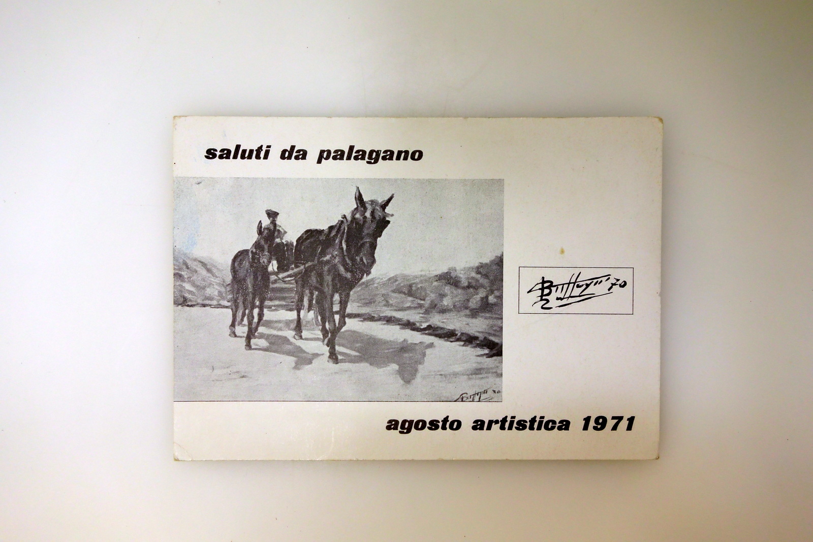 Cartolina Saluti da Palagano Modena Agosto Artistica 1971 Buffagni non …