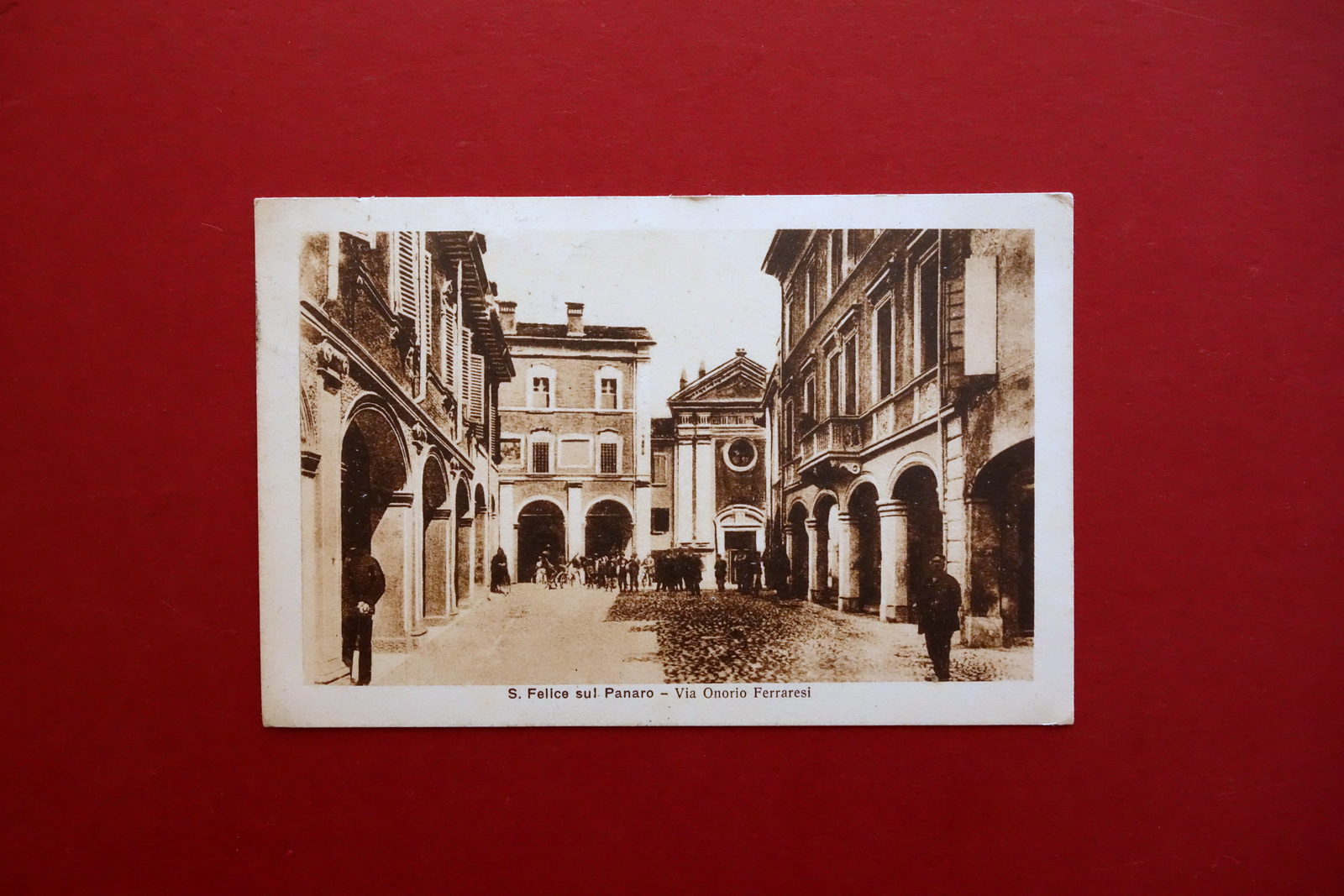Cartolina San Felice sul Panaro via Onorio Ferraresi Modena Viaggiata …