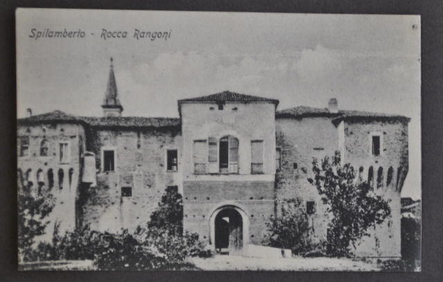 Cartolina Spilamberto Modena Rocca Rangoni Castello 1908