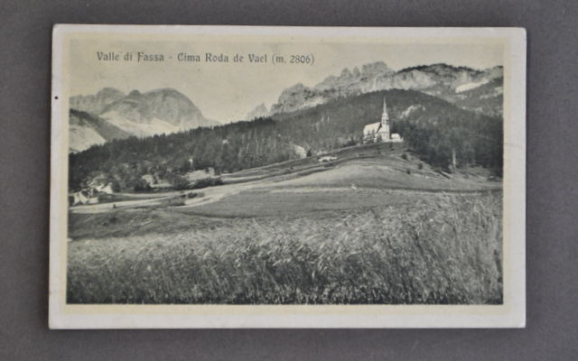 Cartolina Trentino Trento Valle di Fassa Cima Roda de Vael …