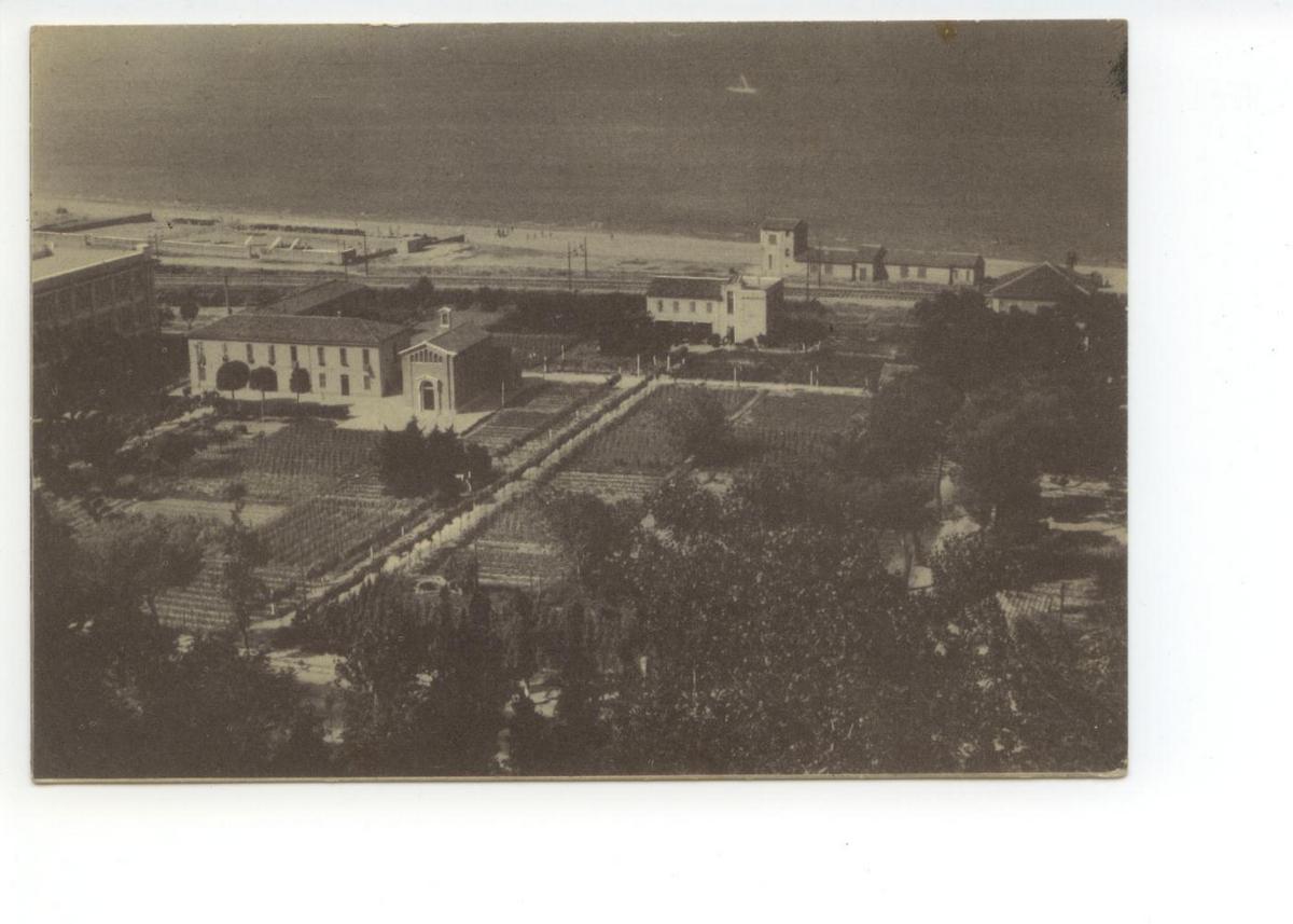 Cartolina Villa Ardizia Panorama 1957 viaggiata Pesaro