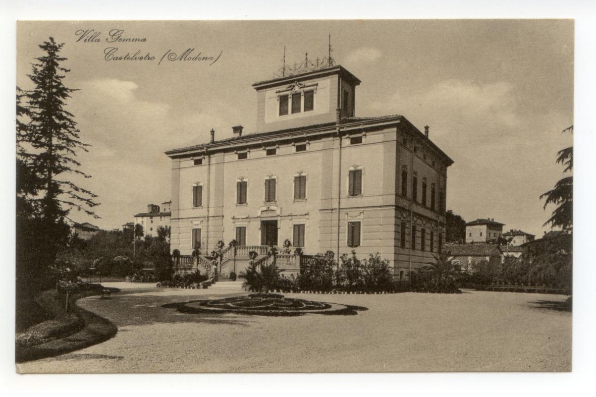 Cartolina Villa Gemma Castelvetro Modena non viaggiata