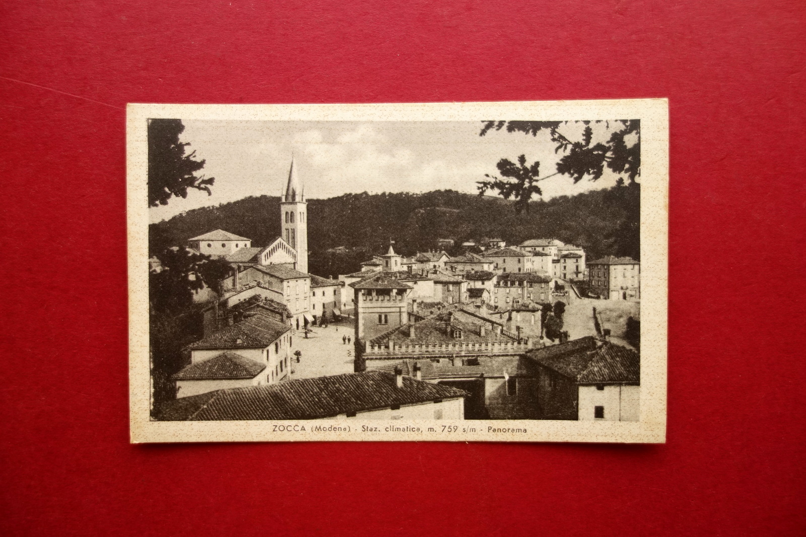 Cartolina Zocca Panorama Non Viaggiata 1942 Modena Appennino