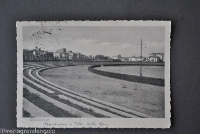Cartoline Abruzzo Chieti Lanciano Ippodromo Villa Rose Ippica Cavalli 1938