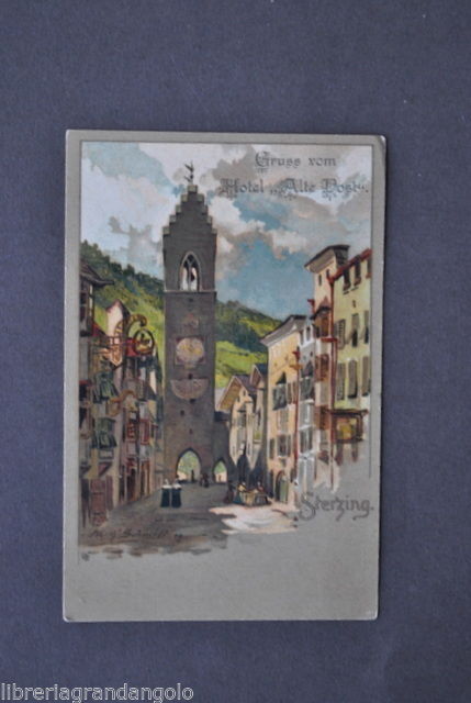 Cartoline Alto Adige Tirolo Vipiteno Sterzing Gruss vom Hotel Alte …