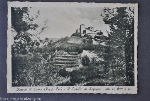 Cartoline Emilia Reggio Casina Castello di Leguigno Montagna 1946