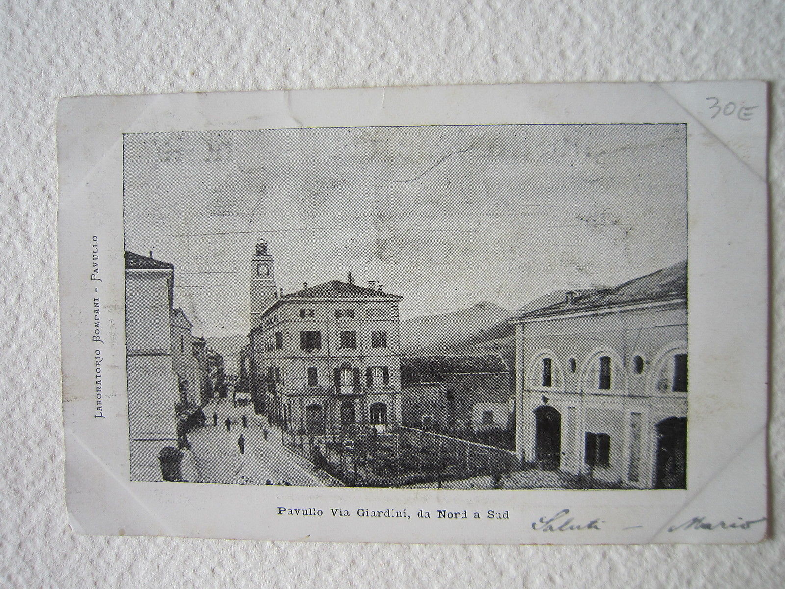 Cartoline Locale 1900 Emilia Romagna Modena Pavullo Via Giardini Da …