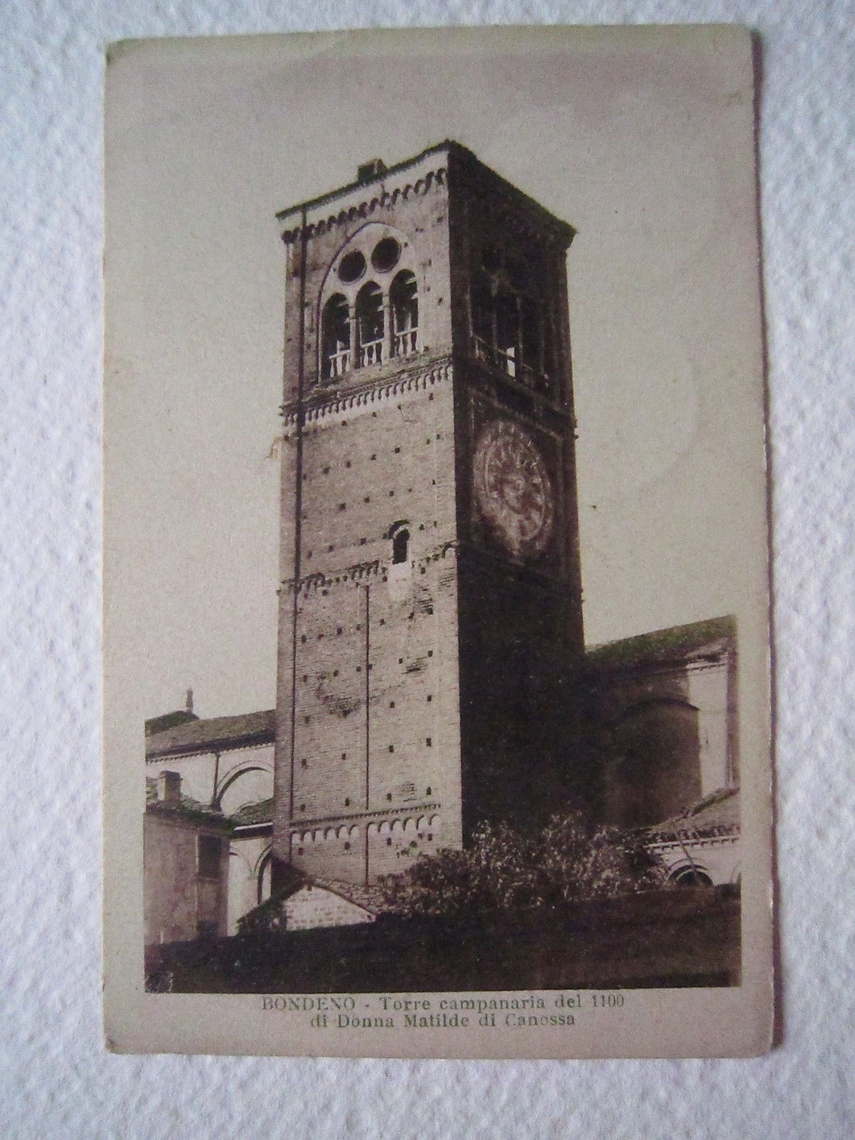 Cartoline Locale Emilia Romagna Bondeno Ferrara Torre Matilde 1923 Canossa