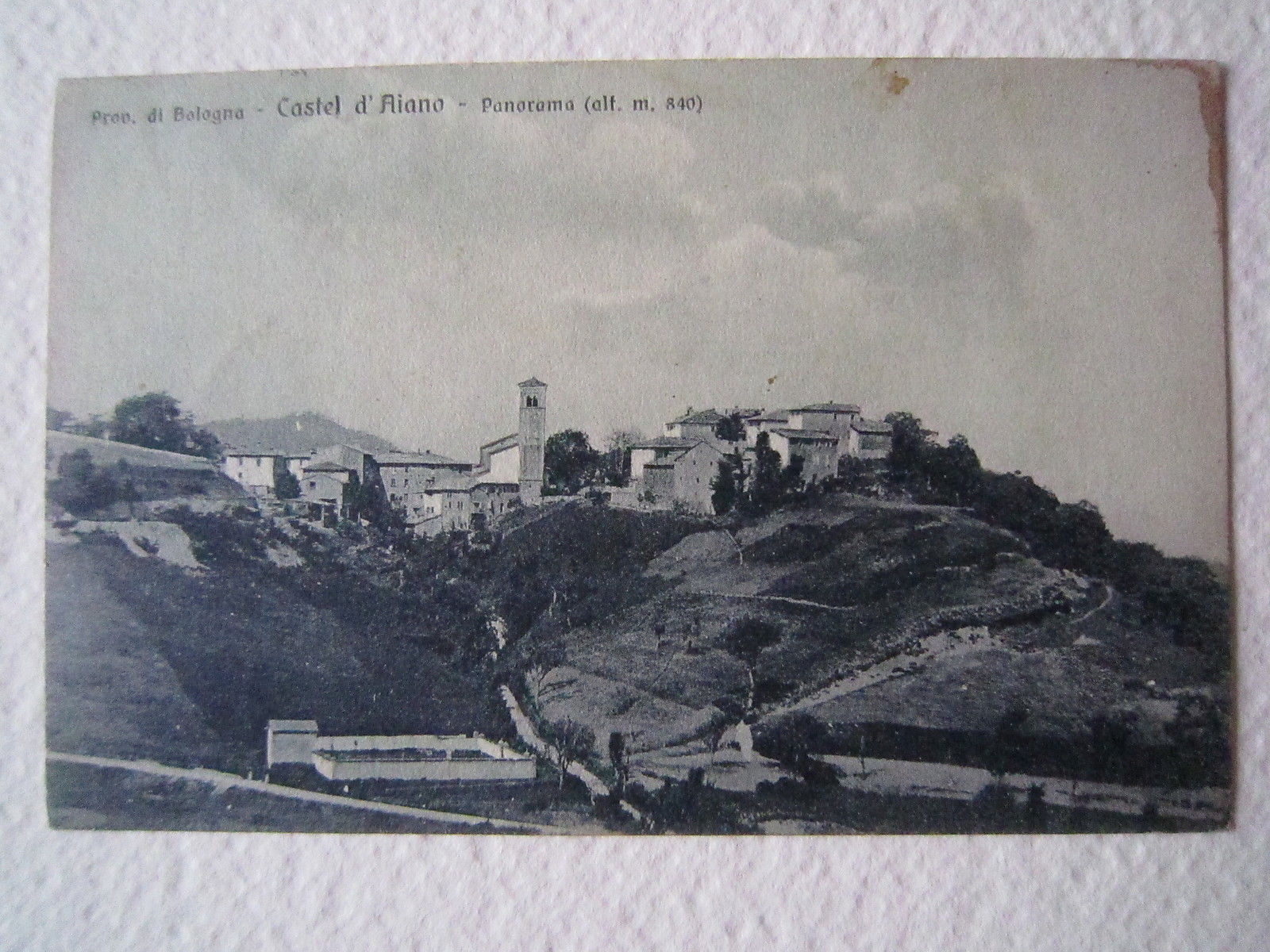 Cartoline Locale Emilia Romagna Castel d'Aiano Bologna Panorama anni '20