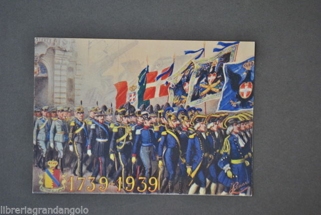 Cartoline Militaria Esercito Scuola Artiglieria Fortificazione Anniversario 1939