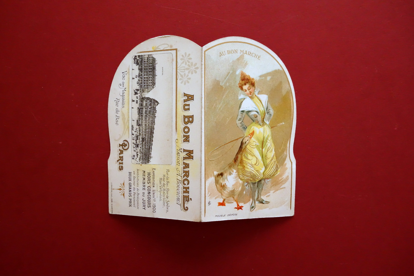 Cartoncino Pubblicitario Pop Up Au Bon MarchË Boucicaut Circo Clown …