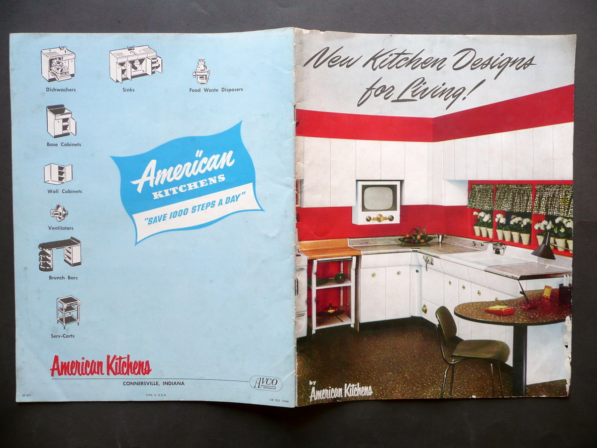 Catalogo American Kitchens New Designs for Living! Connersville Indiana Anni …