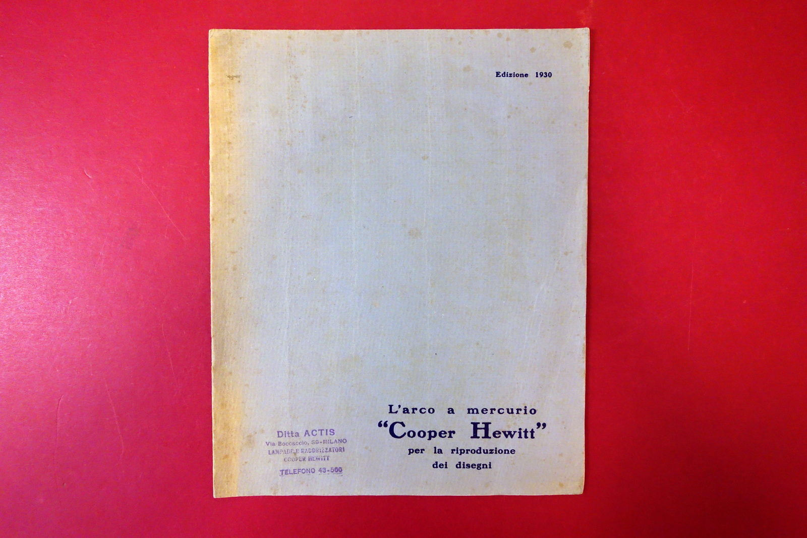 Catalogo Cooper Hewitt Macchine per Riproduzione Disegni Arco a Mercurio …
