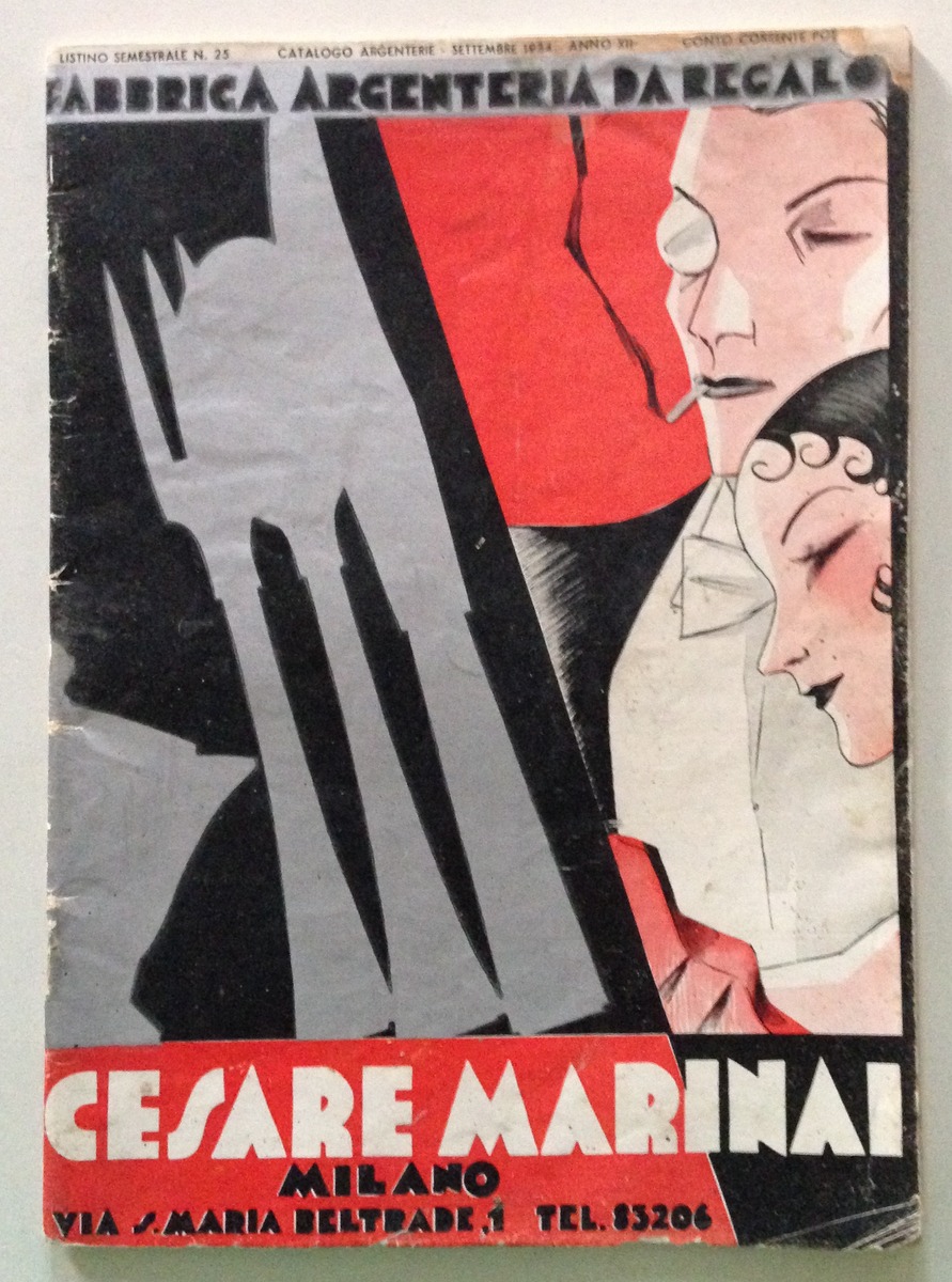 Catalogo Fabbrica Cesare Marinai Argenteria da Regalo Milano 1934