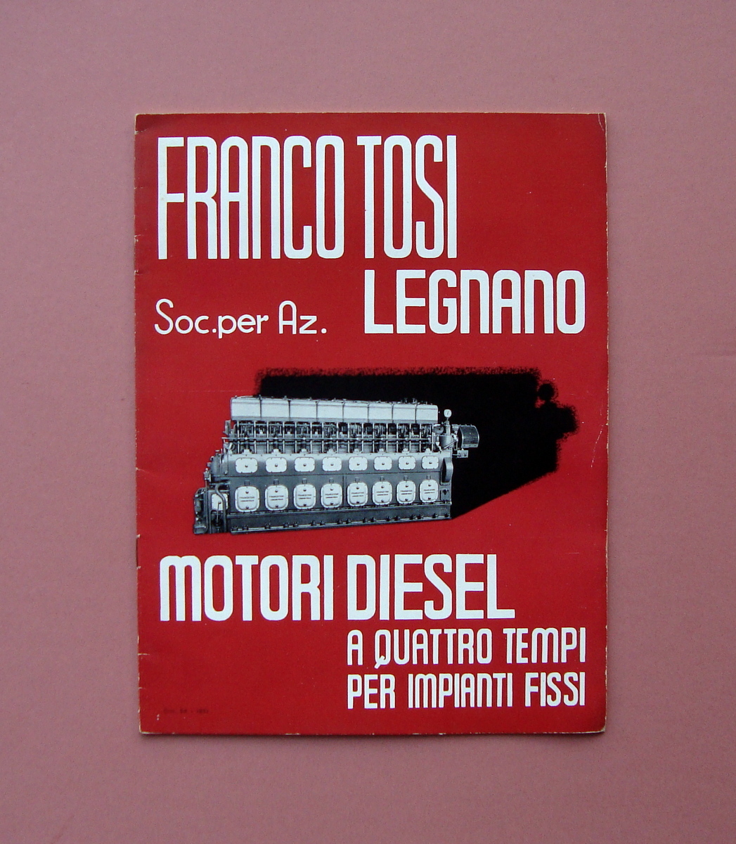 Catalogo Franco Tosi Motori Diesel Legnano