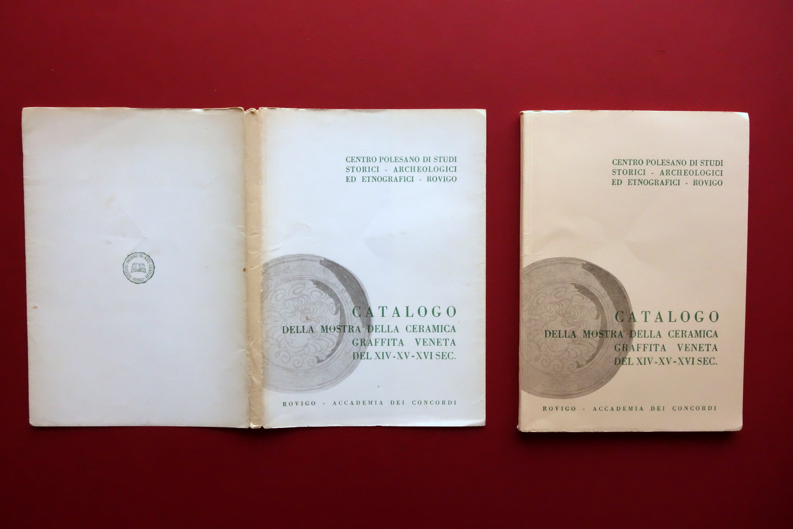 Catalogo Mostra della Ceramica Graffita Veneta XIV-XVI Secolo Rovigo 1965