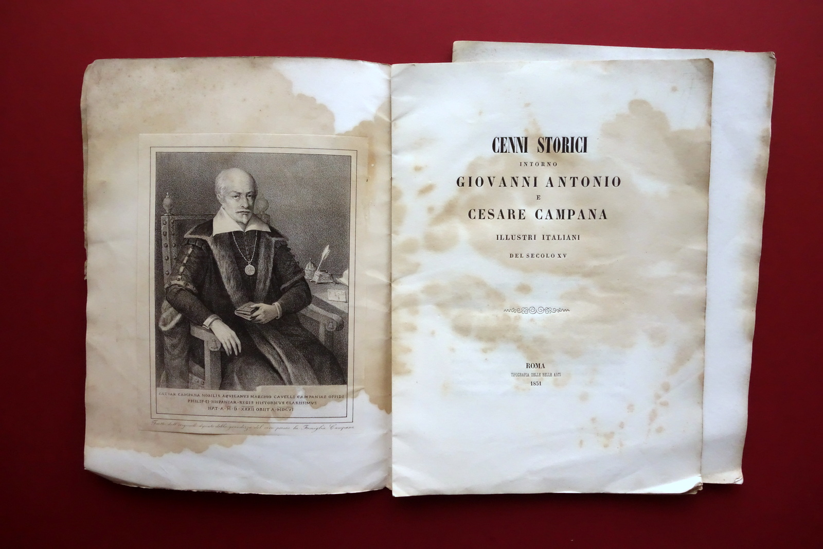 Cenni Storici Intorno Giovanni Antonio e Cesare Campana Tip. Arti …