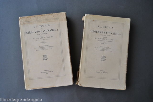 Chiesa Riforma Villari Storia Girolamo Savonarola Prediche Ferrara Firenze 1930