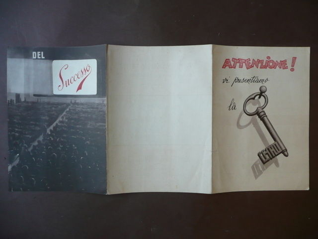 Cinema Pictures Brossura Pubblicitaria Capra Vidor Gilda Angeli Neri Hollywood