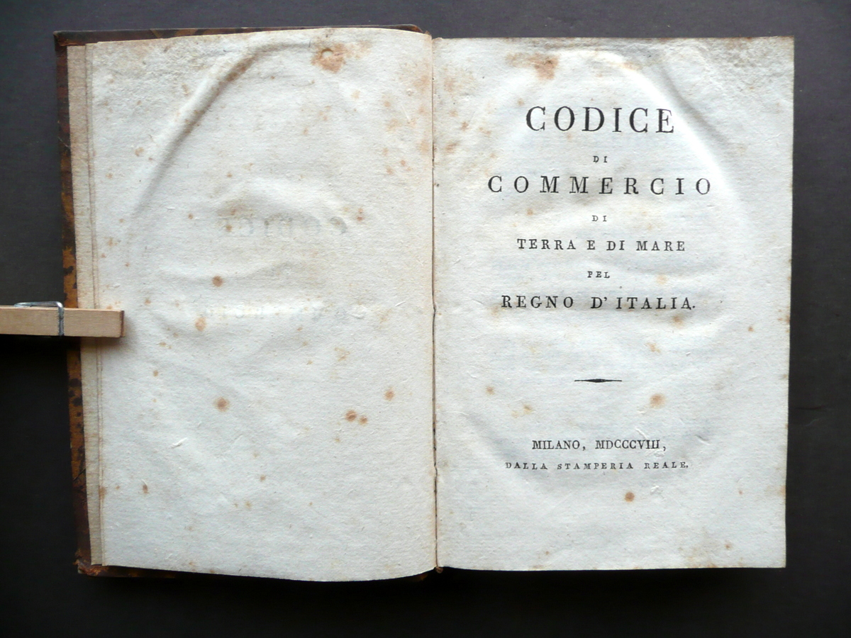 Codice di Commercio di Terra e di Mare pel Regno …