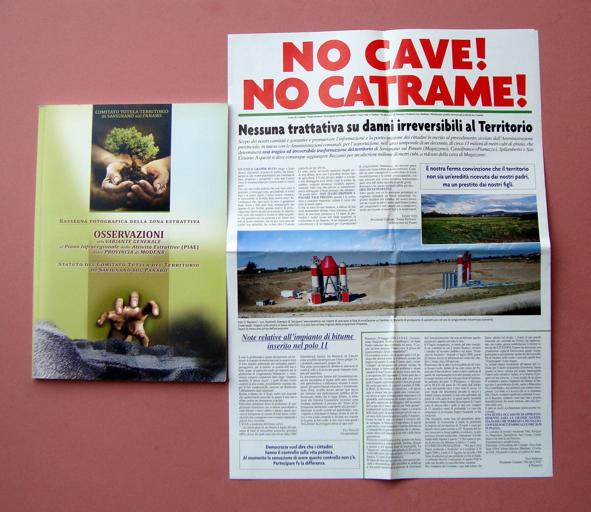 Comitato Tutela Territorio Savignano S/P Osservazioni Variante 2008 + rivista