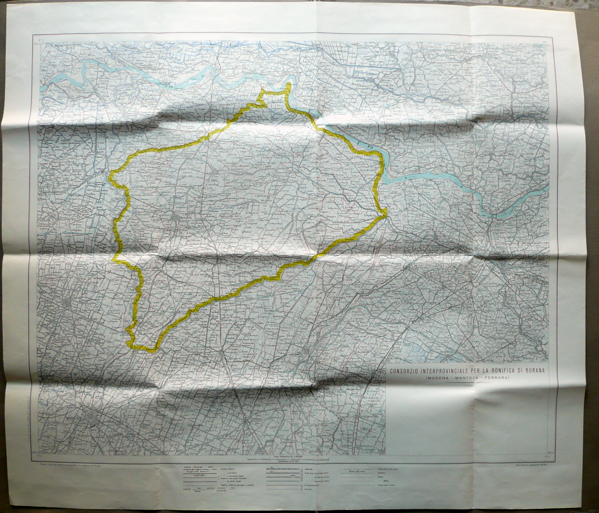 Consorzio Interprovinciale Bonifica di Burana Modena Mantova Ferrara Carta