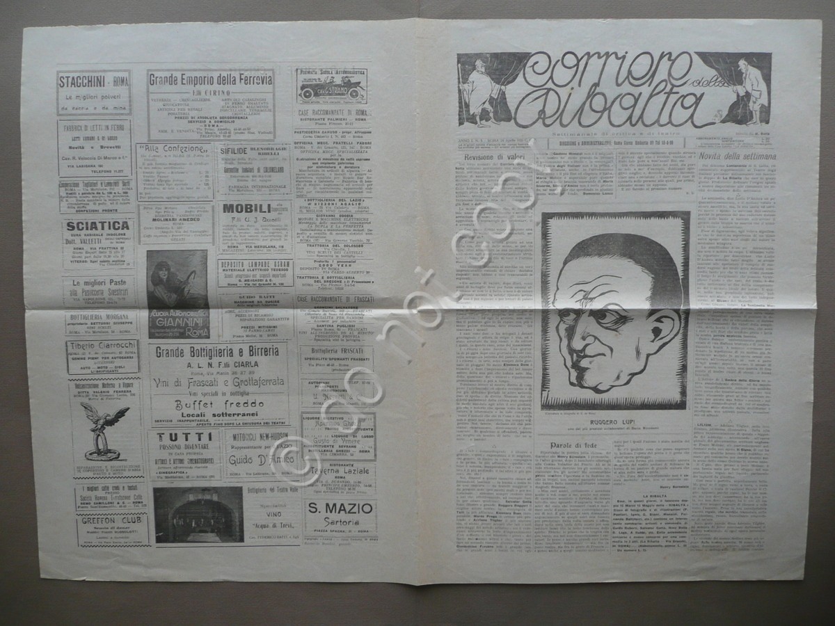 Corriere della Ribalta Settimanale Critica Teatro Anno I N.5 29 …