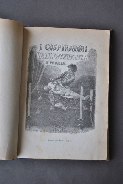 Cospiratori Indipendenza Italia Romanzo Storico Nazionale Ottaviani Napoli 1874
