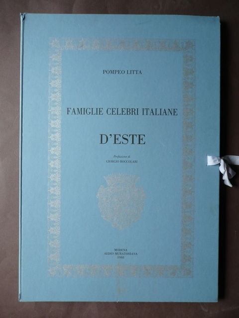 D'Este Pompeo Litta Modena Ferrara Ducato Estense Anastatica 1988 Araldica
